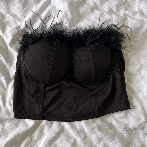 2 Fluffy Tube Tops - Picture 3 of 7